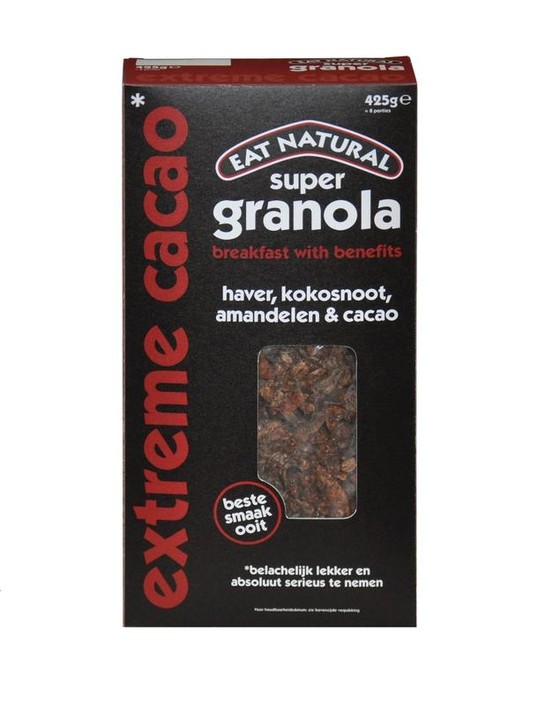 Eat Natural Granola extreem cacao (425 Gram)