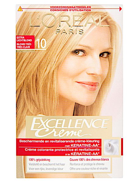 L'Oré­al Ex­cel­len­ce crè­me 10 ex­tra licht­blond