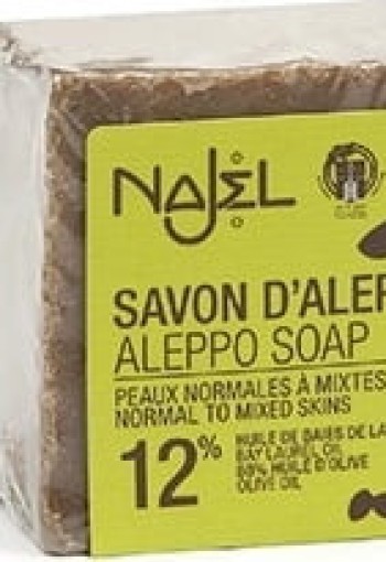 Najel Aleppo zeep olijf olie 12% (200 Gram)