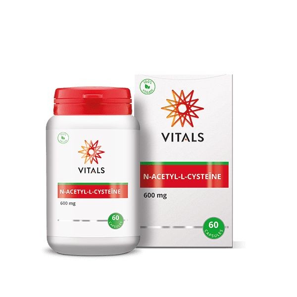 Vitals N-Acetyl-L-cysteine 600 mg (60 Vegetarische capsules)