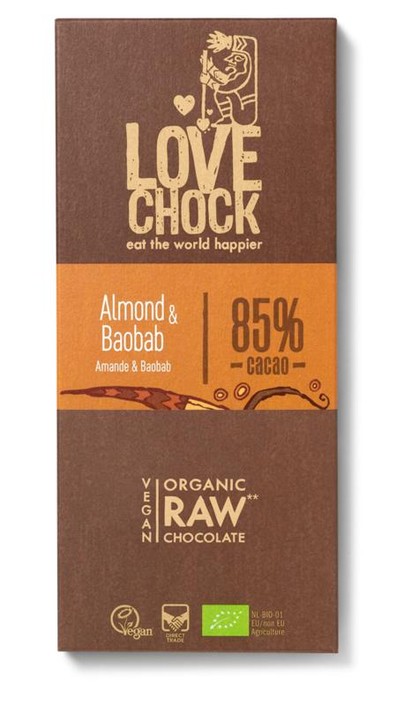 Lovechock Almond baobab bio (70 Gram)