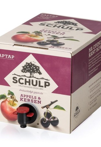 Schulp Appel & kersensap saptap (5 Liter)