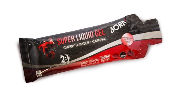 Born Super liquid gel cherry 55ml (12 Stuks)