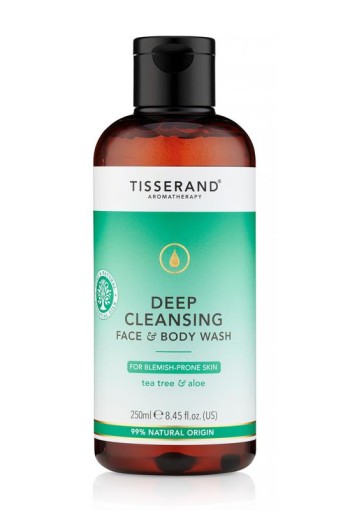 Tisserand Face & body wash tea tree & aloe deep cleansing (250 Milliliter)