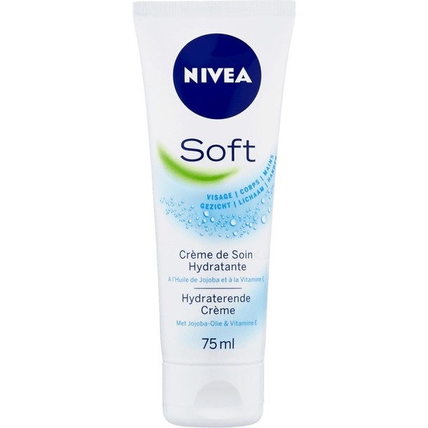 Nivea Soft tube. NIVEA Soft Hydraterende Crème Tube 75 ml