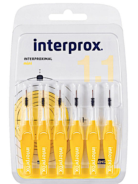In­ter­prox Pre­mi­um In­ter­den­ta­le ra­ger mi­ni geel