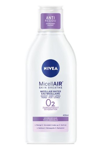 Nivea Visage micellair water 3-in-1 sensitive (400 Milliliter)