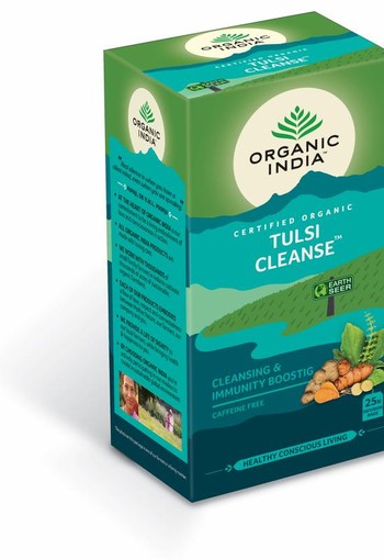 Organic India Tulsi cleanse thee bio (25 Zakjes)