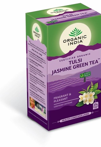 Organic India Tulsi jasmine green thee bio (25 Zakjes)