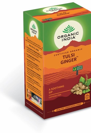 Organic India Tulsi ginger thee bio (25 Zakjes)