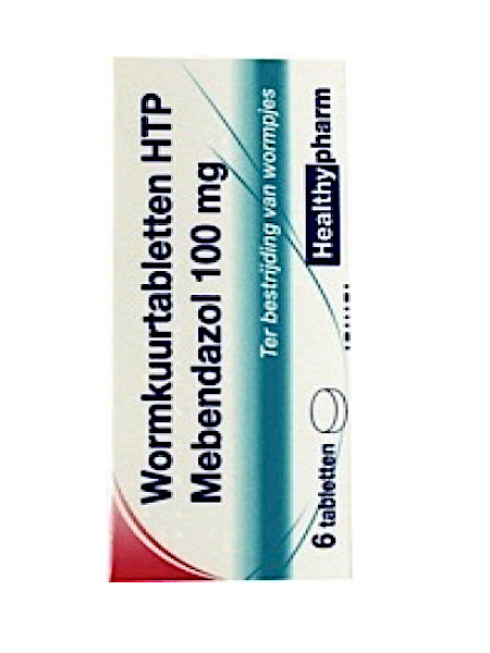 Healthypharm Mebendazol/wormkuur (6 Tabletten)