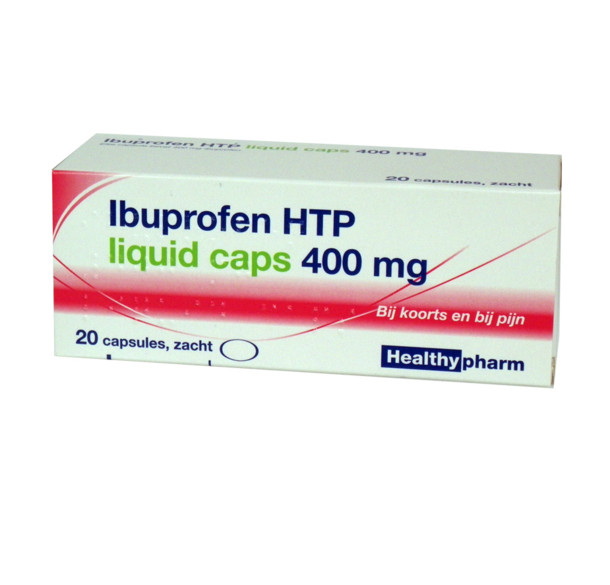 Healthypharm Ibuprofen 400mg liquid (20 Capsules)