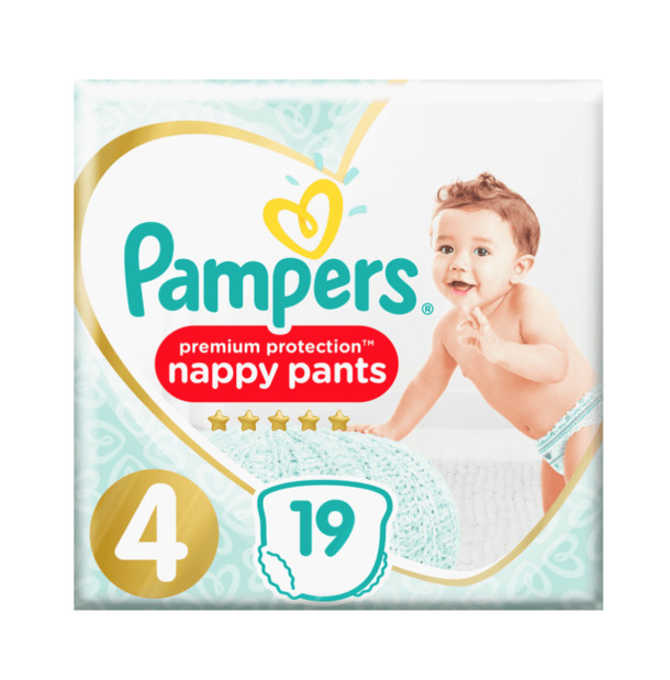 Pampers Premium protection pants maat 4 19 stuks