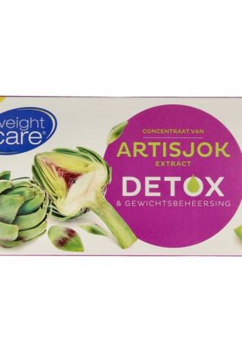 Weight Care Artisjok extract detox shot met appelsmaak (7 Stuks)